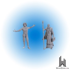 Baldur's Gate 3 Unpainted Miniatures: Volo/Withers